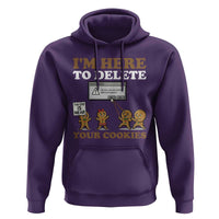 Funny Christmas I Am Here To Delete Your Cookie Hoodie Xmas Gingerbread Lover - Wonder Print Shop