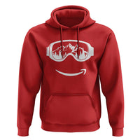 Funny Skiing Snowboard Hoodie Snow Goggles Snow Mountain Winter Sport - Wonder Print Shop