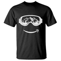 Funny Skiing Snowboard T Shirt Snow Goggles Snow Mountain Winter Sport - Wonder Print Shop