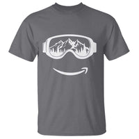 Funny Skiing Snowboard T Shirt Snow Goggles Snow Mountain Winter Sport - Wonder Print Shop