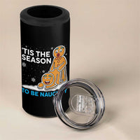 Funny Tis The Season To Be Naughty Dirty Christmas 4 in 1 Can Cooler Tumbler Xmas Adult Humor - Wonder Print Shop