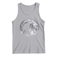 Funny Skiing Bigfoot Ski Winter Sport Moon Tank Top - Wonder Print Shop