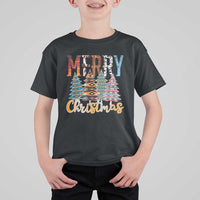 Merry Christmas Native American Xmas Tree T Shirt For Kid - Wonder Print Shop