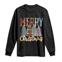 Merry Christmas Native American Xmas Tree Long Sleeve Shirt