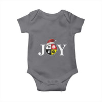 Christmas Native American Joy Medicine Wheel Santa Hat Baby Onesie