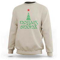 Funny Irish Gaelic Christmas Nollaig Shona Sweatshirt Xmas Tree - Wonder Print Shop