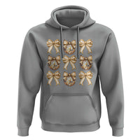 Coquette Happy New Year 2025 Gold Bow Hoodie