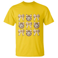 Coquette Happy New Year 2025 Gold Bow T Shirt - Wonder Print Shop