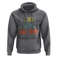 Funny Skiing Hoodie Are My Skis Ok Winter Sport Downhill Skier