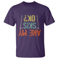 Funny Skiing T Shirt Are My Skis Ok Winter Sport Downhill Skier - Wonder Print Shop