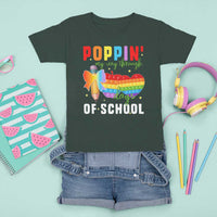 Funny Poppin' My Way Through 100 Day T Shirt For Kid