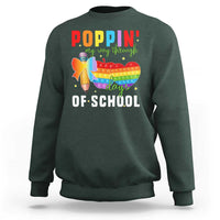 Funny Poppin' My Way Through 100 Day Sweatshirt