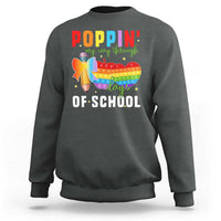 Funny Poppin' My Way Through 100 Day Sweatshirt
