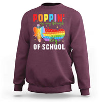 Funny Poppin' My Way Through 100 Day Sweatshirt