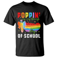 Funny Poppin' My Way Through 100 Day T Shirt