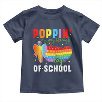 Funny Poppin' My Way Through 100 Day Toddler T Shirt