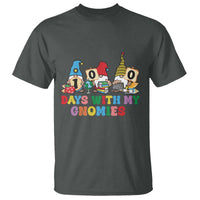 Funny 100 Days With My Gnomies T Shirt 100th Day of School