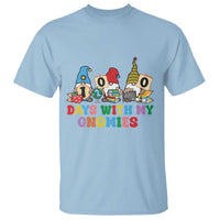 Funny 100 Days With My Gnomies T Shirt 100th Day of School