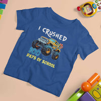 Funny I Crushed 100 Days Of School T Shirt For Kid Monster Truck 100th Day Of School