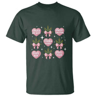 Funny Valentine's Day Weed Cannabis Marijuana Hearts Coquette T Shirt