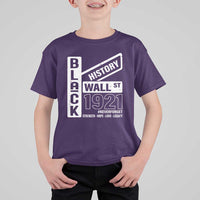 Never Forget Black Wall Street 1921 T Shirt For Kid Tulsa Black History Month