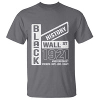 Never Forget Black Wall Street 1921 T Shirt Tulsa Black History Month