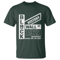 Never Forget Black Wall Street 1921 T Shirt Tulsa Black History Month