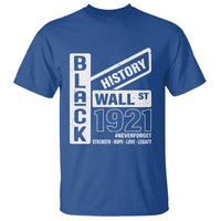 Never Forget Black Wall Street 1921 T Shirt Tulsa Black History Month