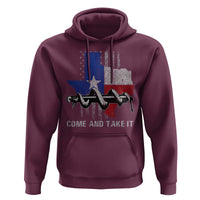 History Of Texas Hoodie Come And Take It Gonzales Texas Map American Flag