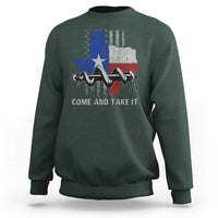 History Of Texas Sweatshirt Come And Take It Gonzales Texas Map American Flag