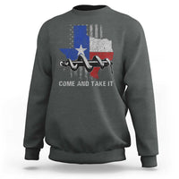 History Of Texas Sweatshirt Come And Take It Gonzales Texas Map American Flag