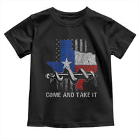 History Of Texas Toddler T Shirt Come And Take It Gonzales Texas Map American Flag