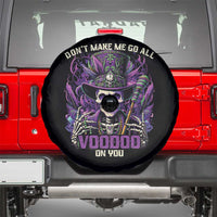 Funny Mardi Gras Voodoo Spare Tire Cover Don't Make Me Go All Voodoo On You New Orleans Witch Doctor