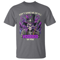 Funny Mardi Gras Voodoo T Shirt Don't Make Me Go All Voodoo On You New Orleans Witch Doctor