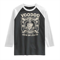 Voodoo Bourbon Street Spooky New Orleans Raglan Shirt Voodoo Doctor