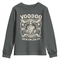 Voodoo Bourbon Street Spooky New Orleans Youth Sweatshirt Voodoo Doctor