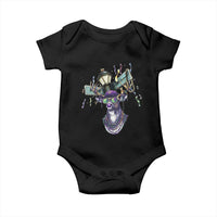 Funny Mardi Gras Mississippi Deer Baby Onesie Biloxi Ocean Springs Carnival