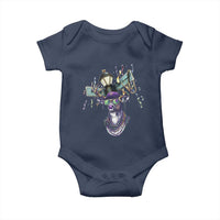 Funny Mardi Gras Mississippi Deer Baby Onesie Biloxi Ocean Springs Carnival