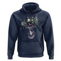 Funny Mardi Gras Mississippi Deer Hoodie Biloxi Ocean Springs Carnival