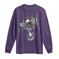 Funny Mardi Gras Mississippi Deer Long Sleeve Shirt Biloxi Ocean Springs Carnival