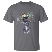 Funny Mardi Gras Mississippi Deer T Shirt Biloxi Ocean Springs Carnival