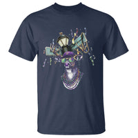 Funny Mardi Gras Mississippi Deer T Shirt Biloxi Ocean Springs Carnival