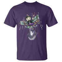 Funny Mardi Gras Mississippi Deer T Shirt Biloxi Ocean Springs Carnival