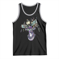 Funny Mardi Gras Mississippi Deer Tank Top Biloxi Ocean Springs Carnival