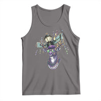 Funny Mardi Gras Mississippi Deer Tank Top Biloxi Ocean Springs Carnival