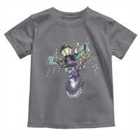 Funny Mardi Gras Mississippi Deer Toddler T Shirt Biloxi Ocean Springs Carnival