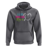 Rare Disease Awareness Hoodie I Love Someone Rare Zebra Ribbon