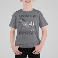 I Confuse Physicians Rare Disease Awareness T Shirt For Kid Funny Zebra