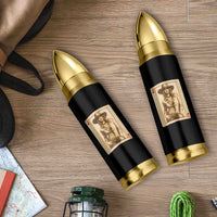 Funny Western Valentine Cowgirl Queen of Hearts Card Bullet Tumbler