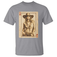 Funny Western Valentine Cowgirl Queen of Hearts Card T Shirt